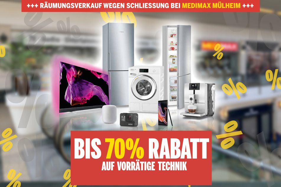 Beim Räumungsverkauf bekommt Ihr Technik bis zu 70 Prozent günstiger!