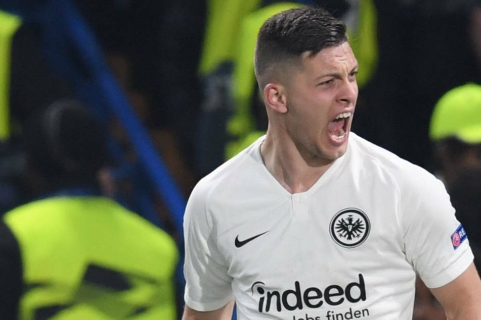 Rückkehrer Luka Jovic (23) könnte schon am kommenden Sonntag wieder für Eintracht Frankfurt auflaufen (Archivbild).