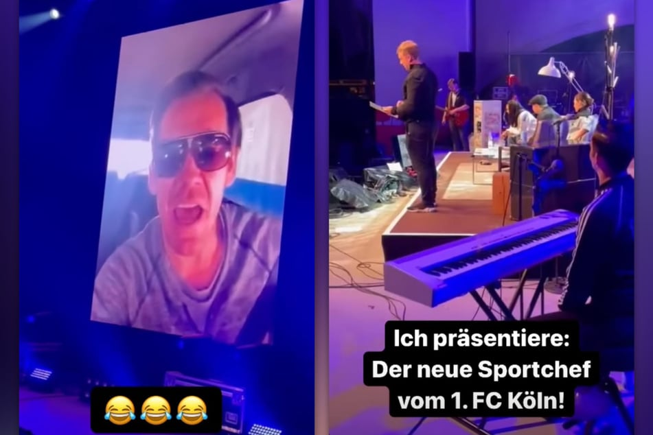 Oliver Pocher (43) hat bei einer Live-Show vor rund 1000 Zuschauern ein Video von FC-Sportchef Thomas Kessler (35) abgespielt und damit für einen ordentlichen Lacher gesorgt. (Fotomontage)