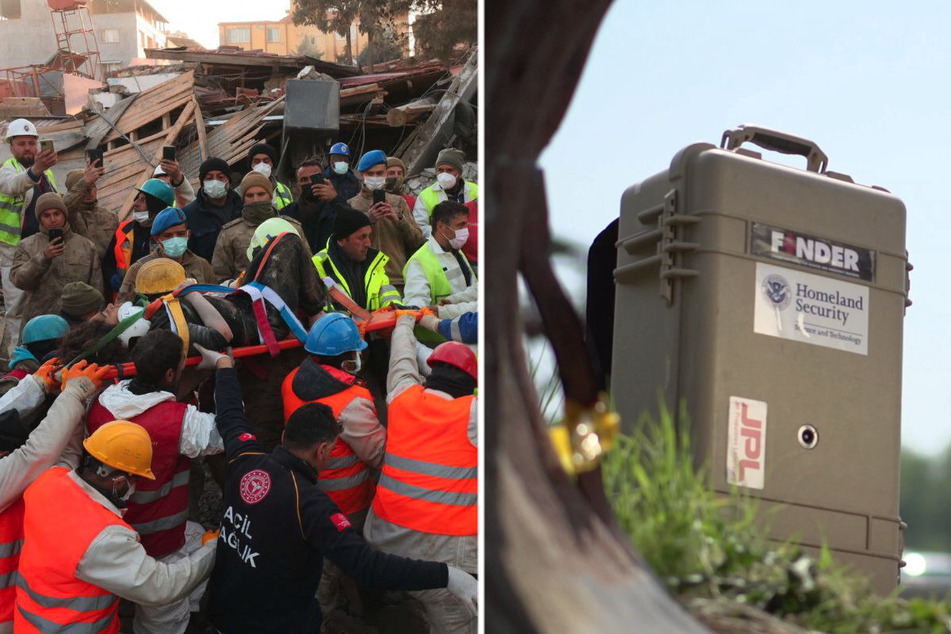 Technology developed by NASA and the US Department of Homeland Security is helping rescuers in Turkey locate people trapped in rubble.