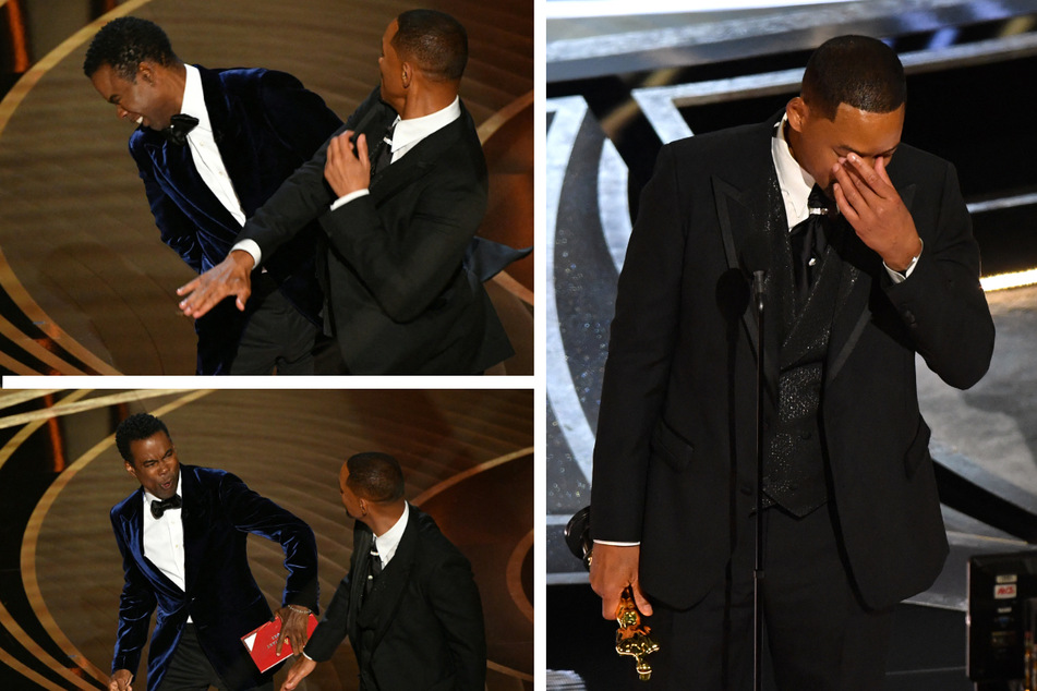 Will Smith's reputation is said to be suffering from the repercussions of his actions of slapping Chris Rock (l.) at the Oscars in March.