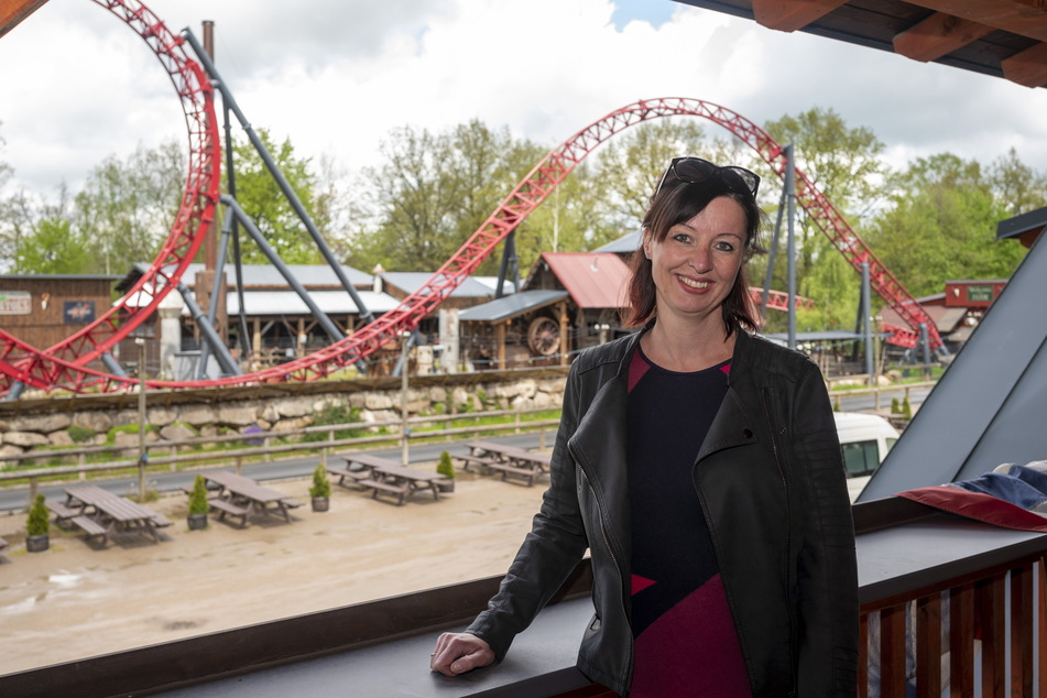 Marketingleiterin Katja Martin (43) hofft, dass der Freizeitpark Plohn im Juni wieder öffnen kann.
