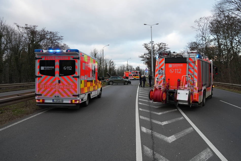 Die Straße musste zwischenzeitlich gesperrt werden.