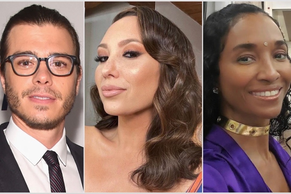 So they creep! Cheryl Burke (c.) ain't too proud to shade her ex-husband Matthew Lawrence (l.) after his romance with TLC's Chilli made headlines.