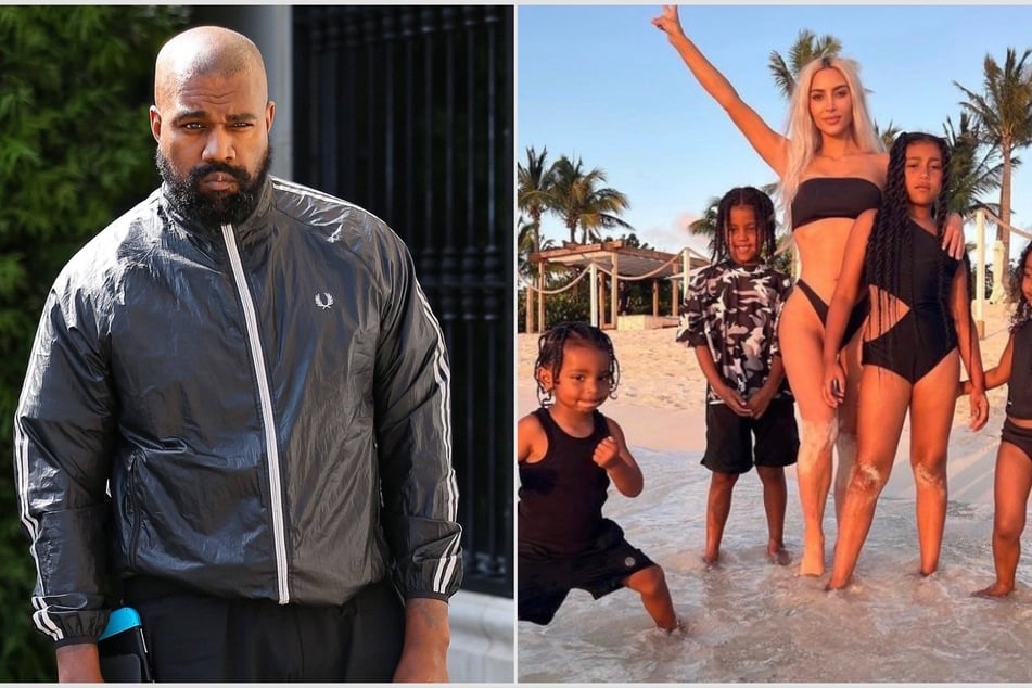 Is Kim Kardashian worried about her kids' safety when they're with Kanye West?