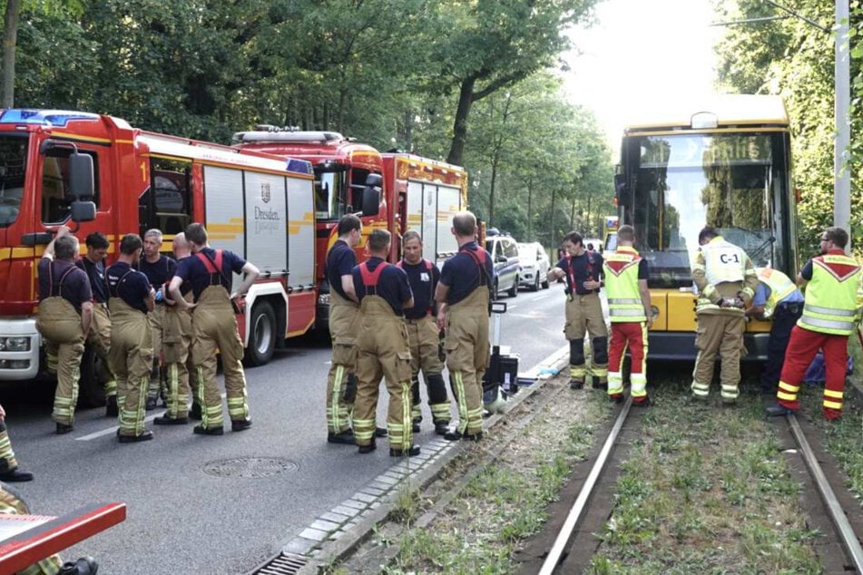 Tödlicher Unfall am Großen Garten: Rentner will Schleichweg nutzen und wird von Straßenbahn überfahren
