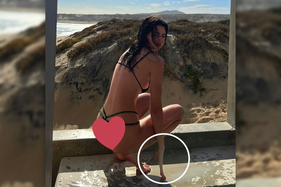 Fans von Kendall Jenner (27) hatten bei diesem Foto nur Augen für die Hand des Models.