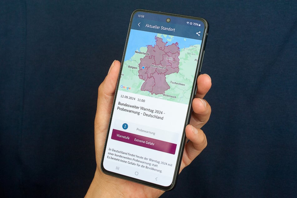 In der Warn-App NINA wird gegen 11 Uhr ebenfalls eine Probewarnung ausgelöst.