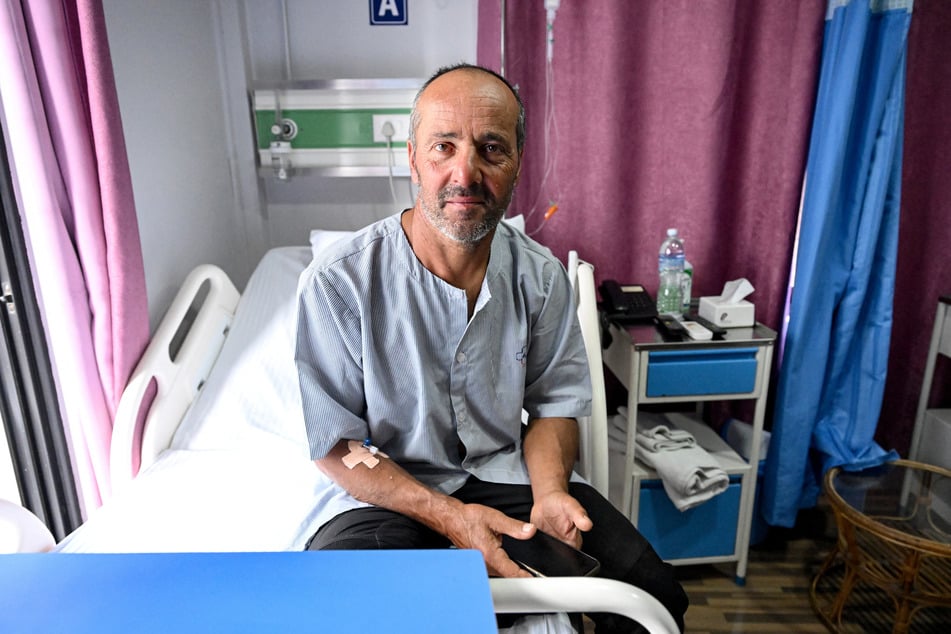 Der Franzose Berton Didler Armand überlebte das Lawinenunglück ebenso ...