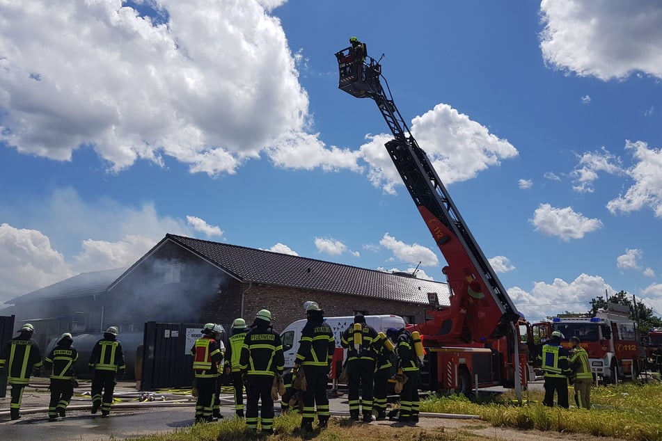 Durch den Brand entstand ein beträchtlicher Sachschaden.