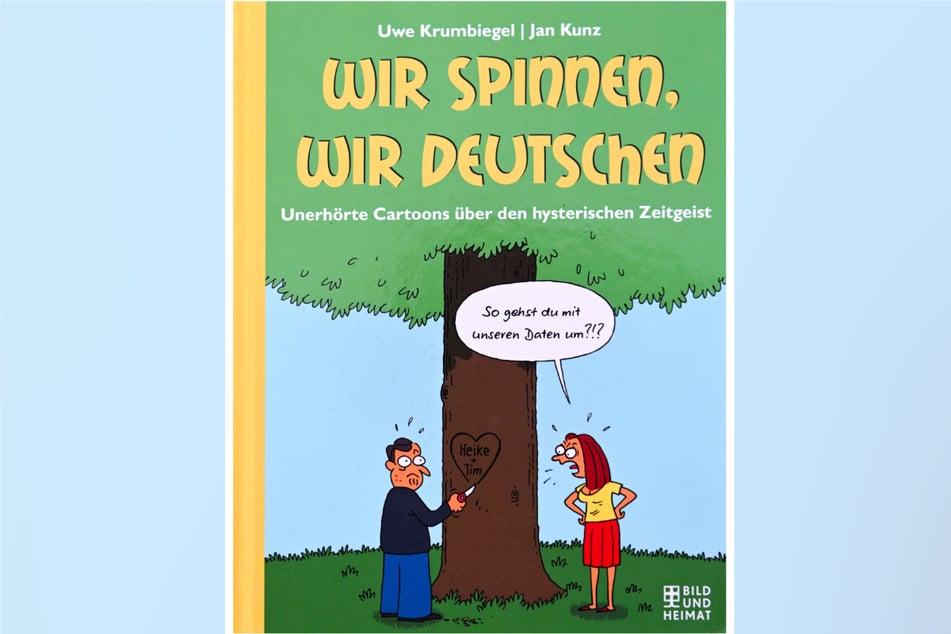 "Wir spinnen, wir Deutschen" ist eine Sammlung an Cartoons rund um die Themen Gendern, Öko-Hysterie, politische Korrektheit, deutsche Gründlichkeit und Ehe-Krisen.