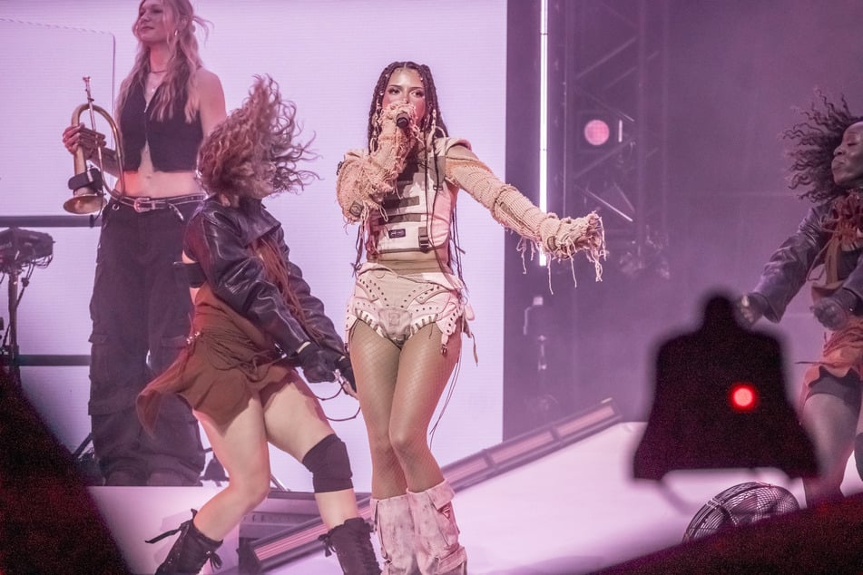 Knapp zwei Stunden rockte die Powerfrau die Bühne.