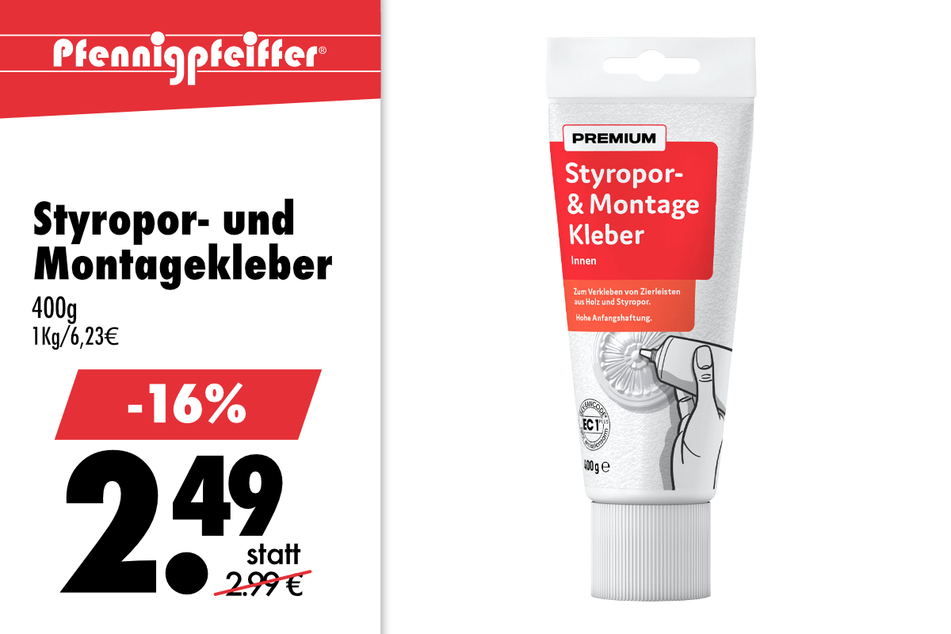 Styropor- und Montagekleber
