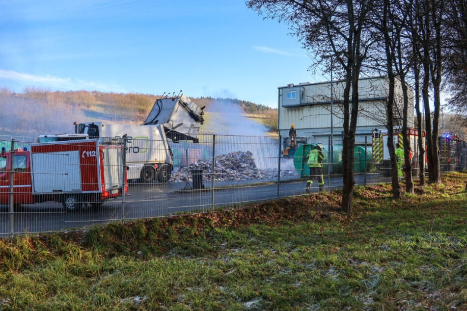 Das Fahrzeug wurde durch das Feuer nicht beschädigt.