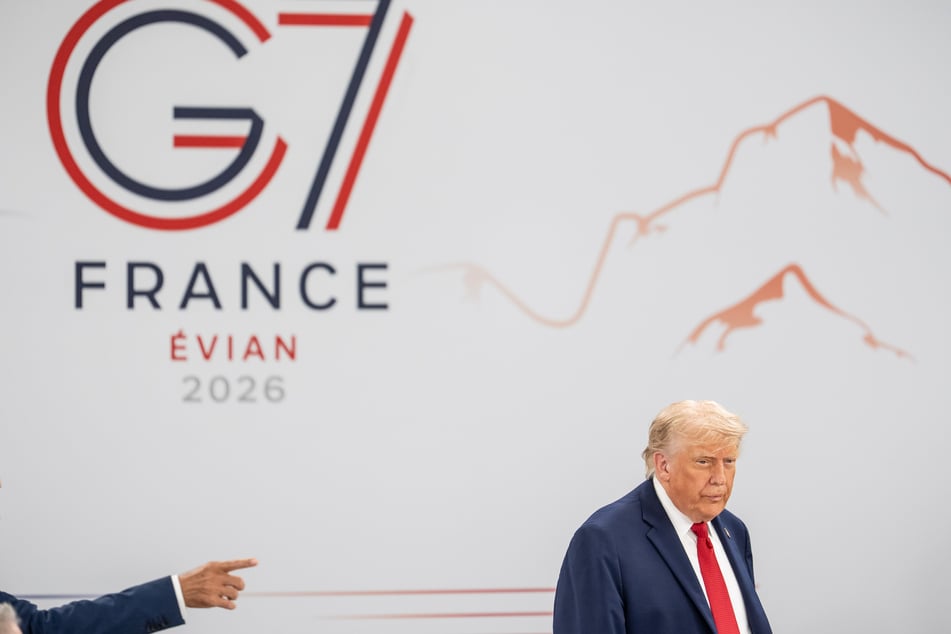 US-Präsident Donald Trump (80) auf dem G7-Gipfel.