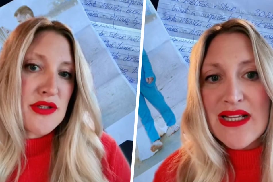 Melissa Moore shared the contents of her father's letters on TikTok.