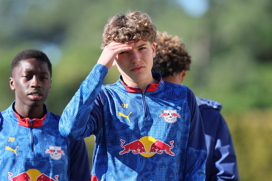 Benno Kaltefleiter (17) durfte Anfang des Jahres mit ins Trainingslager nach Portugal. RB Leipzig will den Spieler nun langfristig binden.