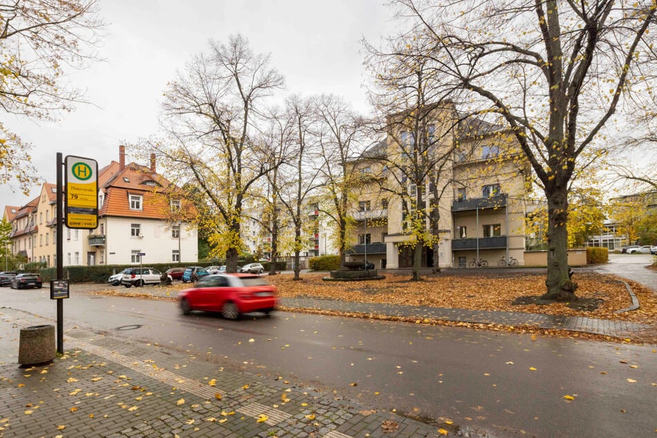 Der beschauliche Mengsplatz in Übigau verfällt zusehends.