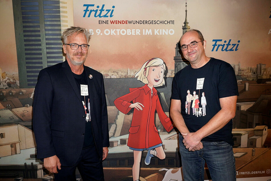 "Mein persönlichster Film": Produzent Ralf Kukula (58, r.) und Regisseur Matthias Bruhn bei der Premiere im Oktober 2019.