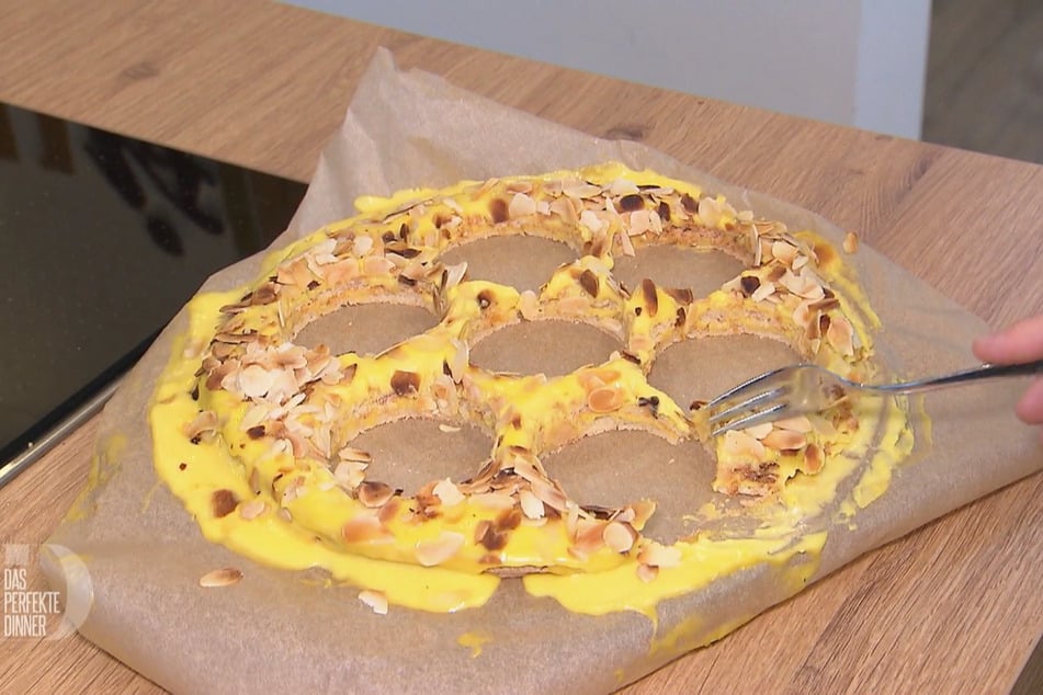 Bei Heikos Nachspeise konnte sich auch das Kamerateam nicht zurückhalten.