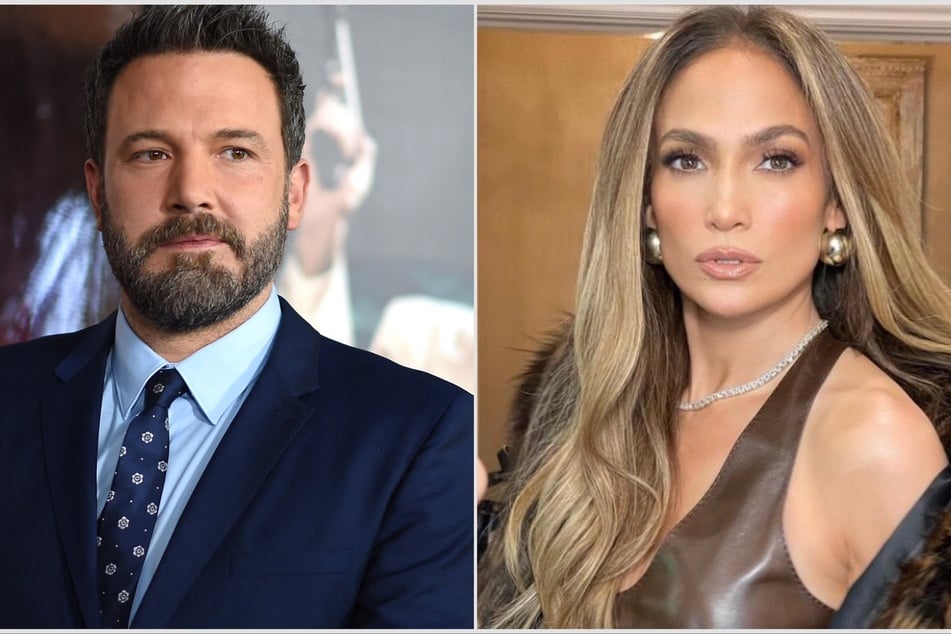 Jennifer Lopez is apparently standing strong amid her marital woes with Ben Affleck (l).
