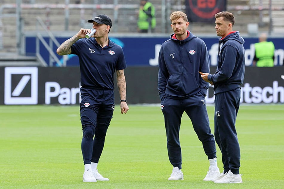 David Raum (26, l.) und Christoph Baumgartner (27, r.) wechselten 2022 und 2023 von Hoffenheim nach Leipzig. Nach Auslauf seines Vertrages bei RB schnappte die TSG erst im September bei Christopher Lenz (30, M.) zu.