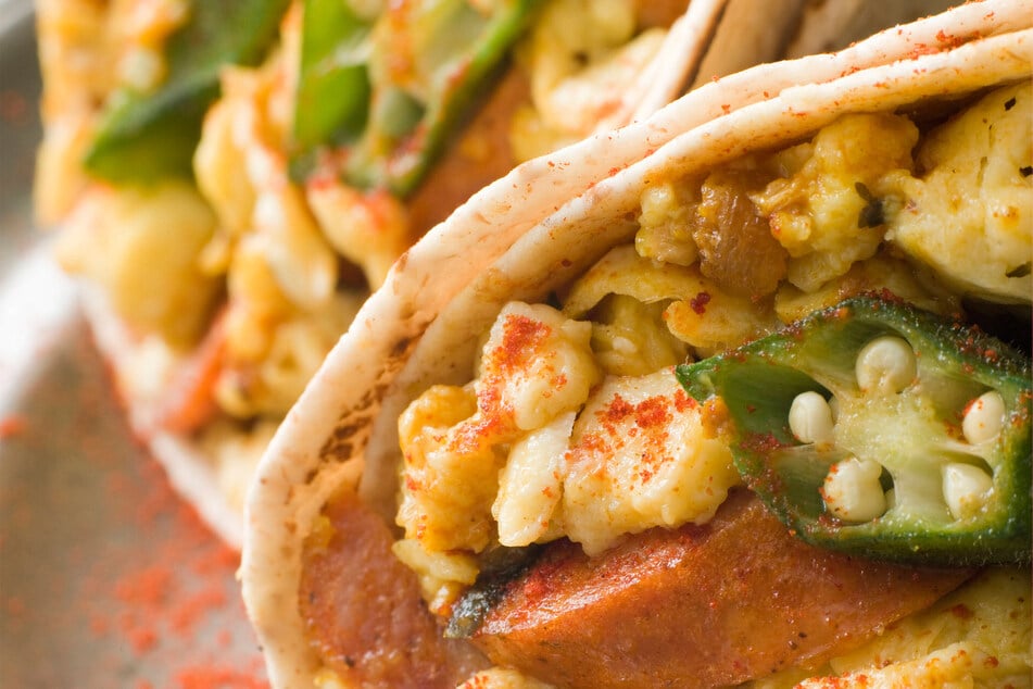 Making the perfect Indian scrambled egg wraps is an incredibly easy breakfast choice.