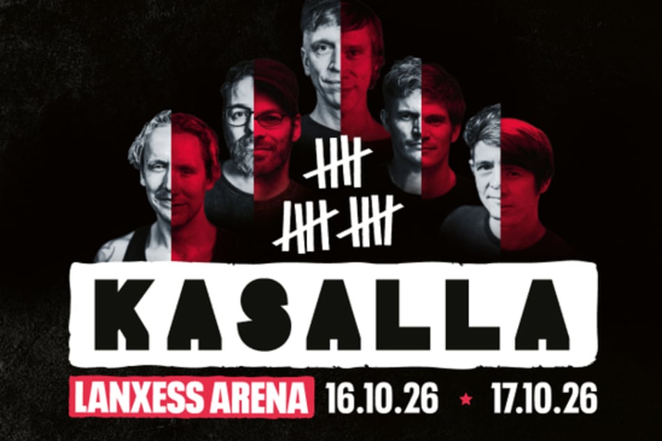 Die Band Kasalla feiert ihr 15-jähriges Bestehen mit zwei Konzerten in der LANXESS Arena in Köln.