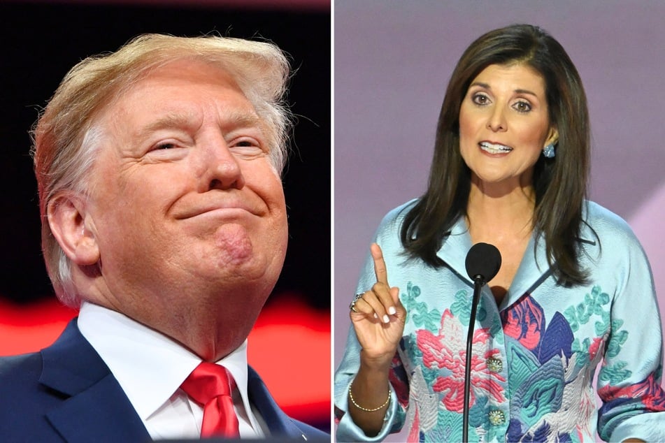 Nikki Haley (r.) recently responded after Donald Trump (l.) said he "will not be inviting" her to join his administration as he heads back to the White House.