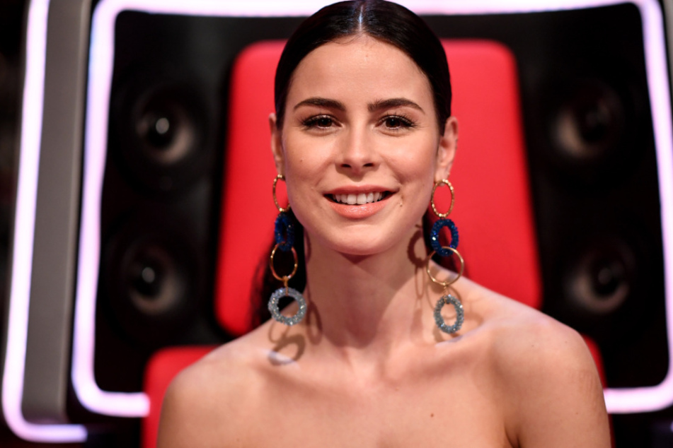 Lena Meyer-Landrut am Rande der Sendung "The Voice Kids".