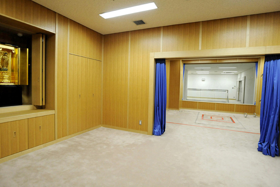 Ein Hinrichtungsraum im Gefängnis von Tokio.