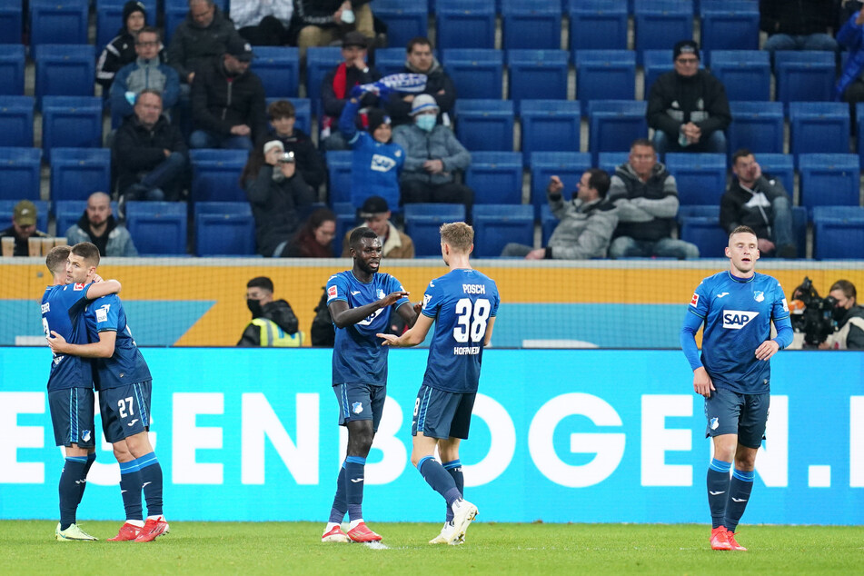 14.309 Fans kamen zum Spiel der TSG 1899 Hoffenheim gegen den 1. FC Köln.