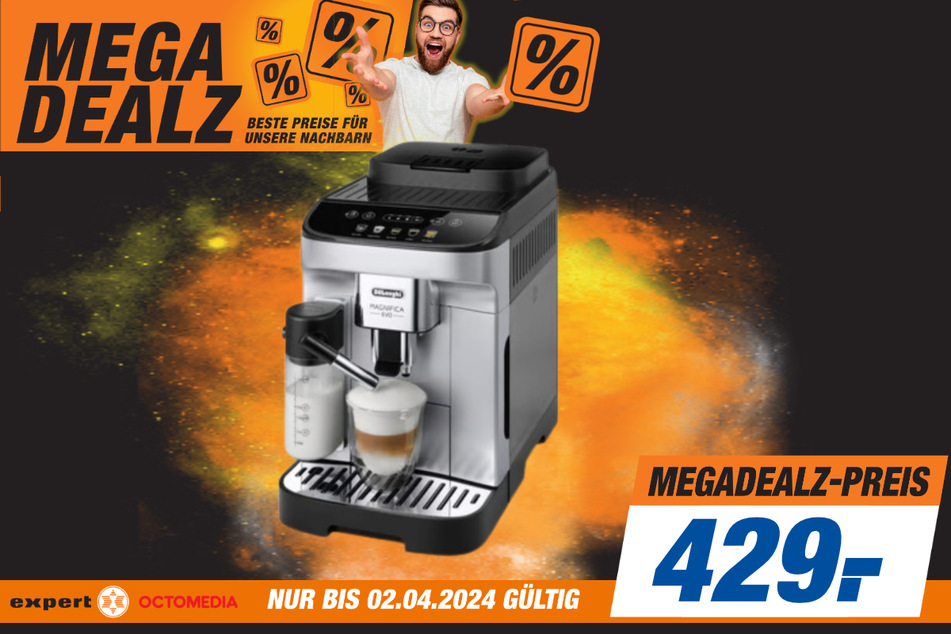 DeLonghi-Kaffeevollautomat für 429 Euro.