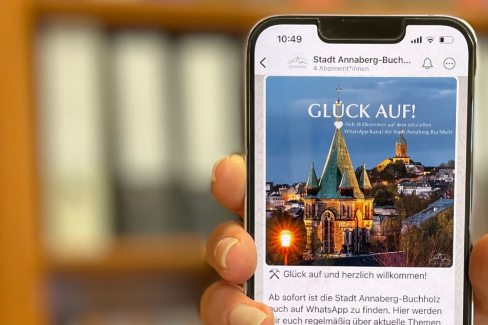Diese Stadt im Erzgebirge informiert ab sofort über WhatsApp-Kanal