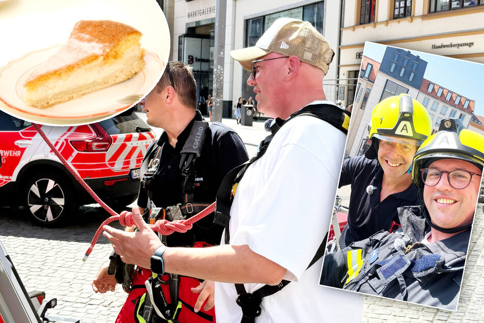Dresden: Tramfluencer Maik Zeuge überwindet Höhenangst für Eierschecke
