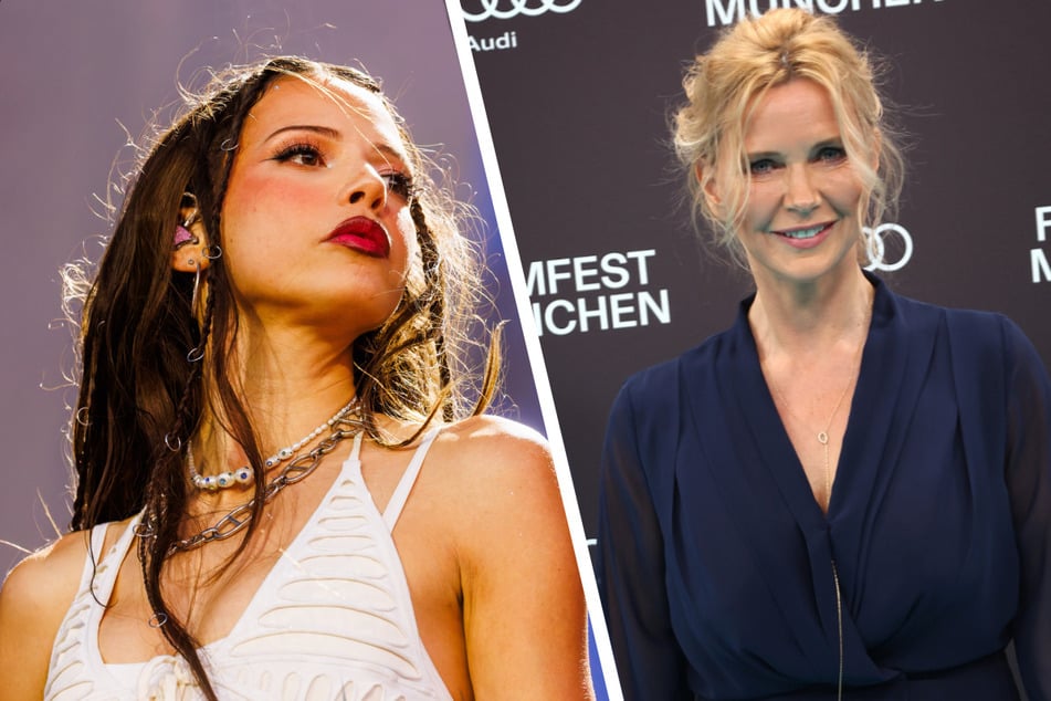 Zu den weiteren Gästen gehören Sängerin Nina Chuba (26, l.) und Schauspielerin Veronica Ferres (60).