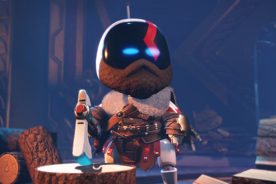 Wir haben ja Kratos aus "God of War" etwas anders in Erinnerung. Doch der Charme von "Astro Bot" wird hier klar erkennbar.