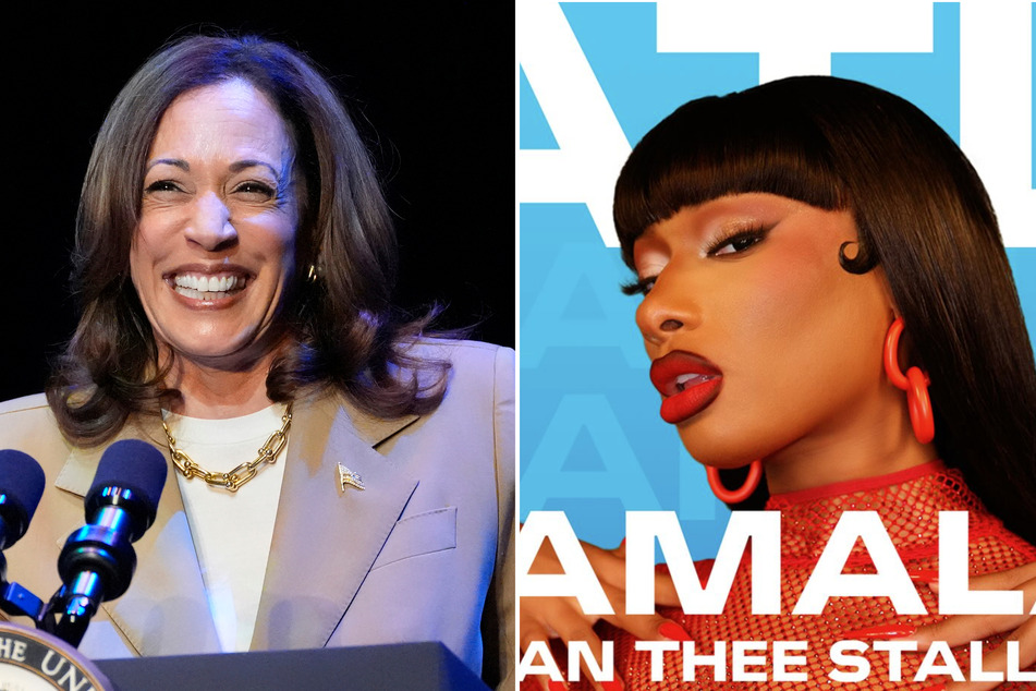 Megan Thee Stallion is supporting Kamala Harris with a special performance!