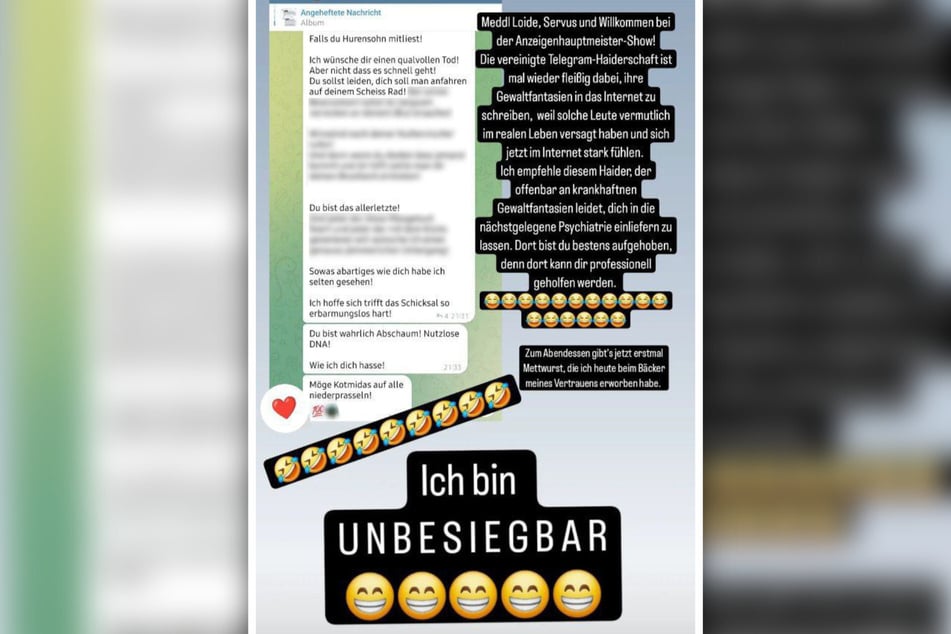 Auf Instagram macht Niclas Matthei (18) auf die Äußerungen seiner Hater aufmerksam.