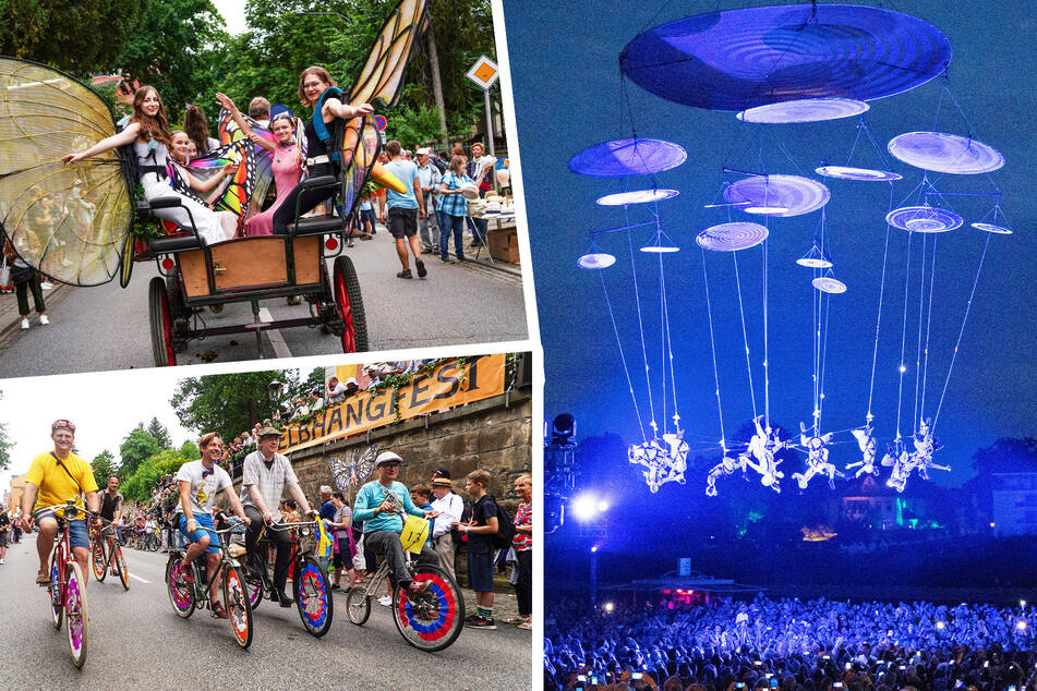 Dresden: Endlich wieder Festival: 50.000 Besucher lassen den Elbhang beben