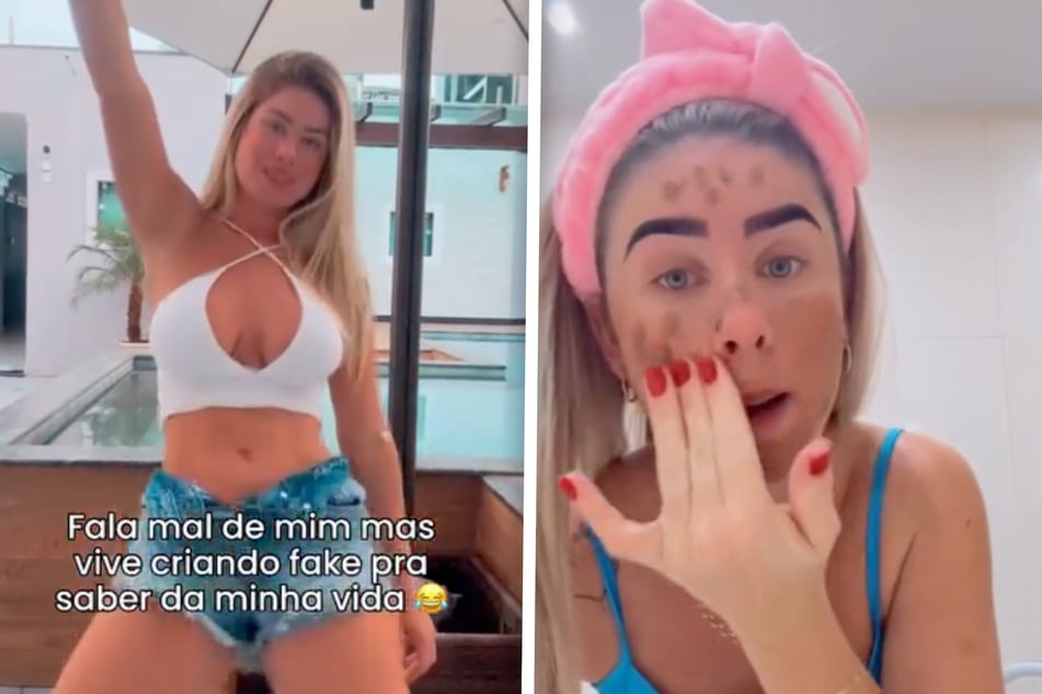 Débora Peixoto (31) schockte ihre Follower mit dem Fäkalsprache-Video.