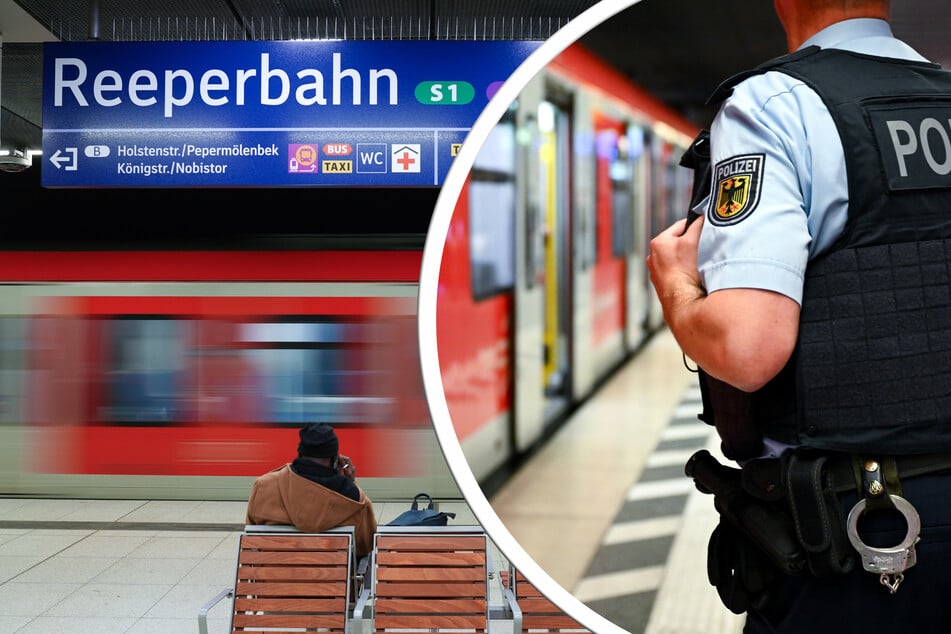 Hamburg: Auf S-Bahn-Steig: Mann schlägt Bundespolizisten plötzlich mitten ins Gesicht