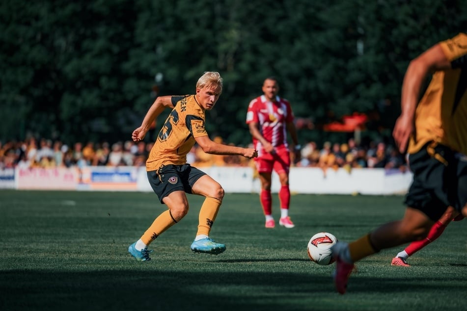 Quentin Enold (18) darf wieder mit ins Trainingslager der Dynamo-Profis.