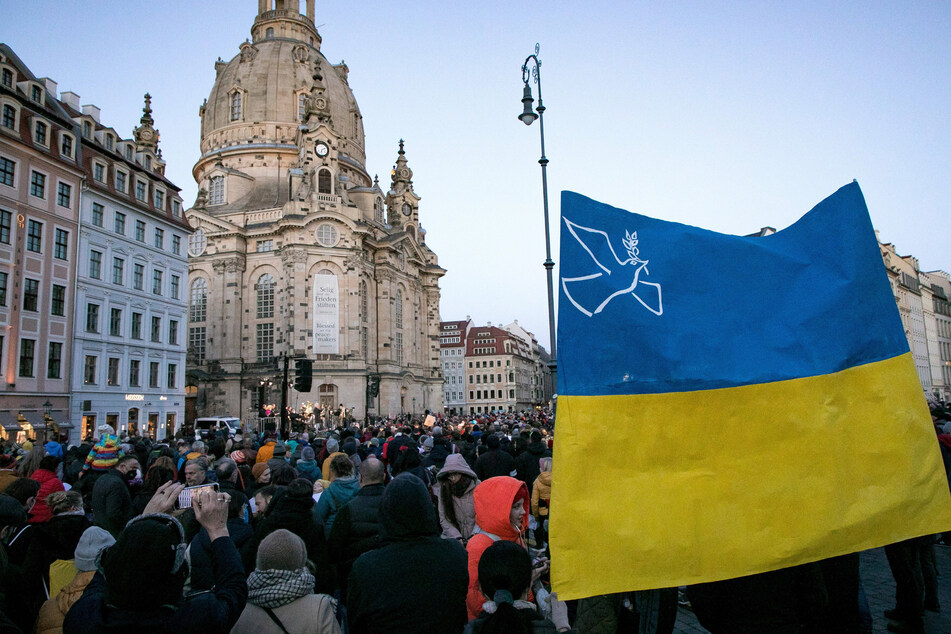 Tausende Menschen demonstrierten im März auf dem Neumarkt gegen den Angriff Russlands auf die Ukraine.