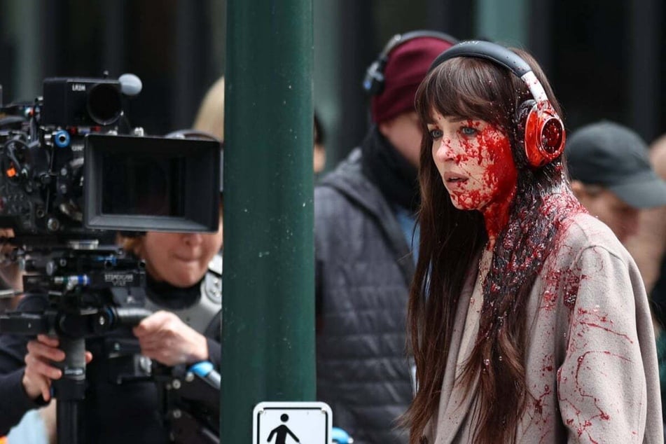 Dakota Johnson gets covered in blood in shocking look at Verity movie!