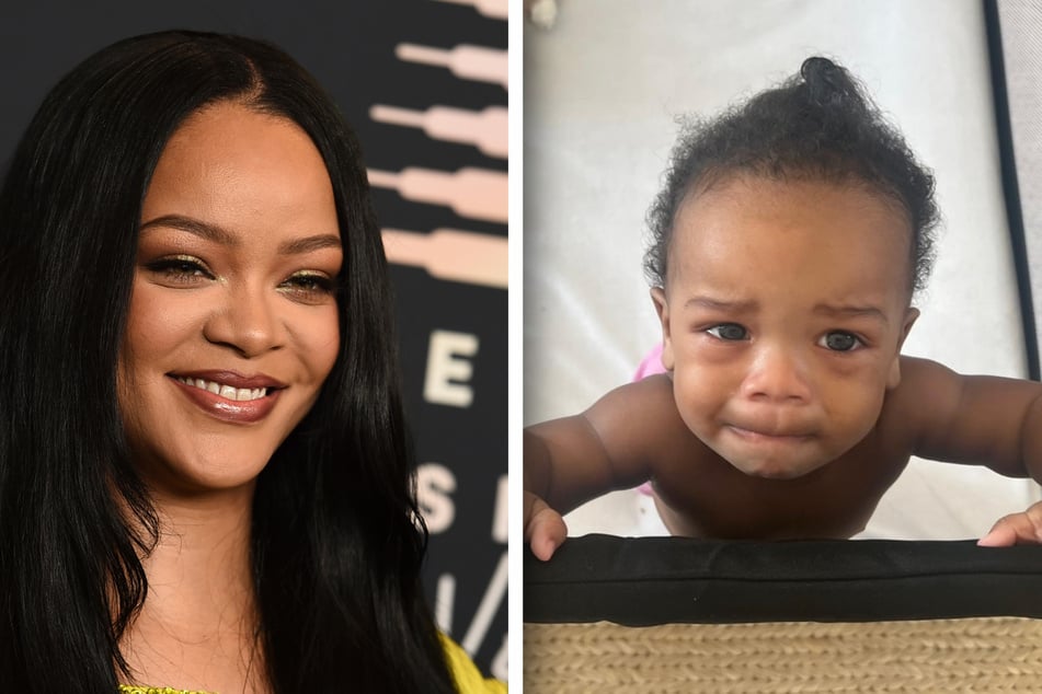 Sängerin Rihanna (35) hat den weinenden Gesichtsausdruck ihres Sohnes auf Instagram in einem Posting witzig verpackt.