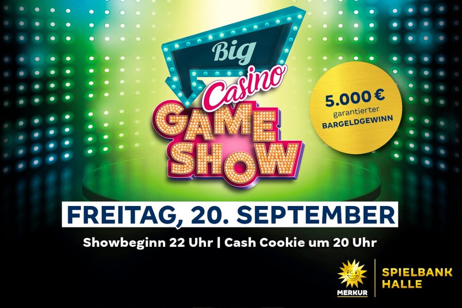 Big Casino Gameshow am Freitag (20.9.) in der Merkur Spielbank Halle (Saale).