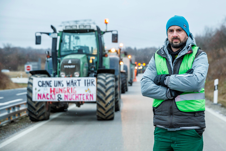 Bauern-Proteste legen Verkehr in weiten Teilen Sachsens lahm: Doch manch einer wollte mehr