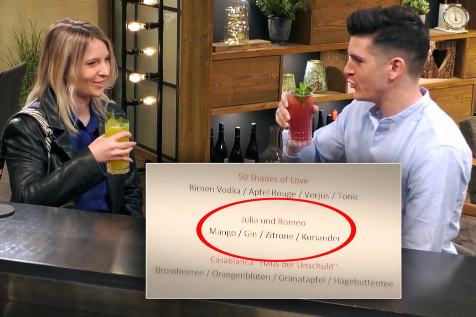 Franziska bestellt einen "Julio und Romea", unter diesem Namen steht der Cocktail allerdings gar nicht in der Karte.