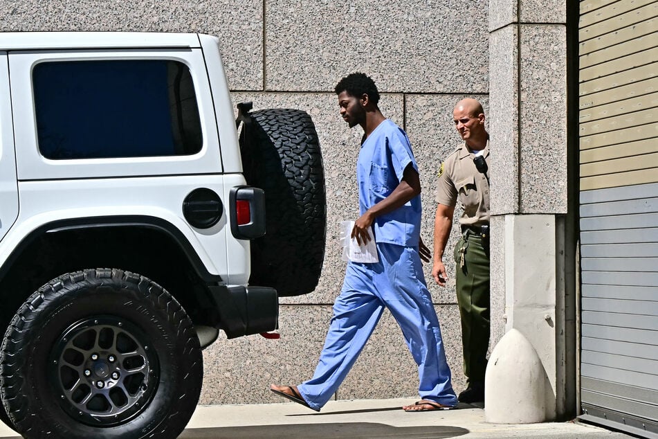 Lil Nas X is released from Los Angeles Superior Court on August 25, 2025.